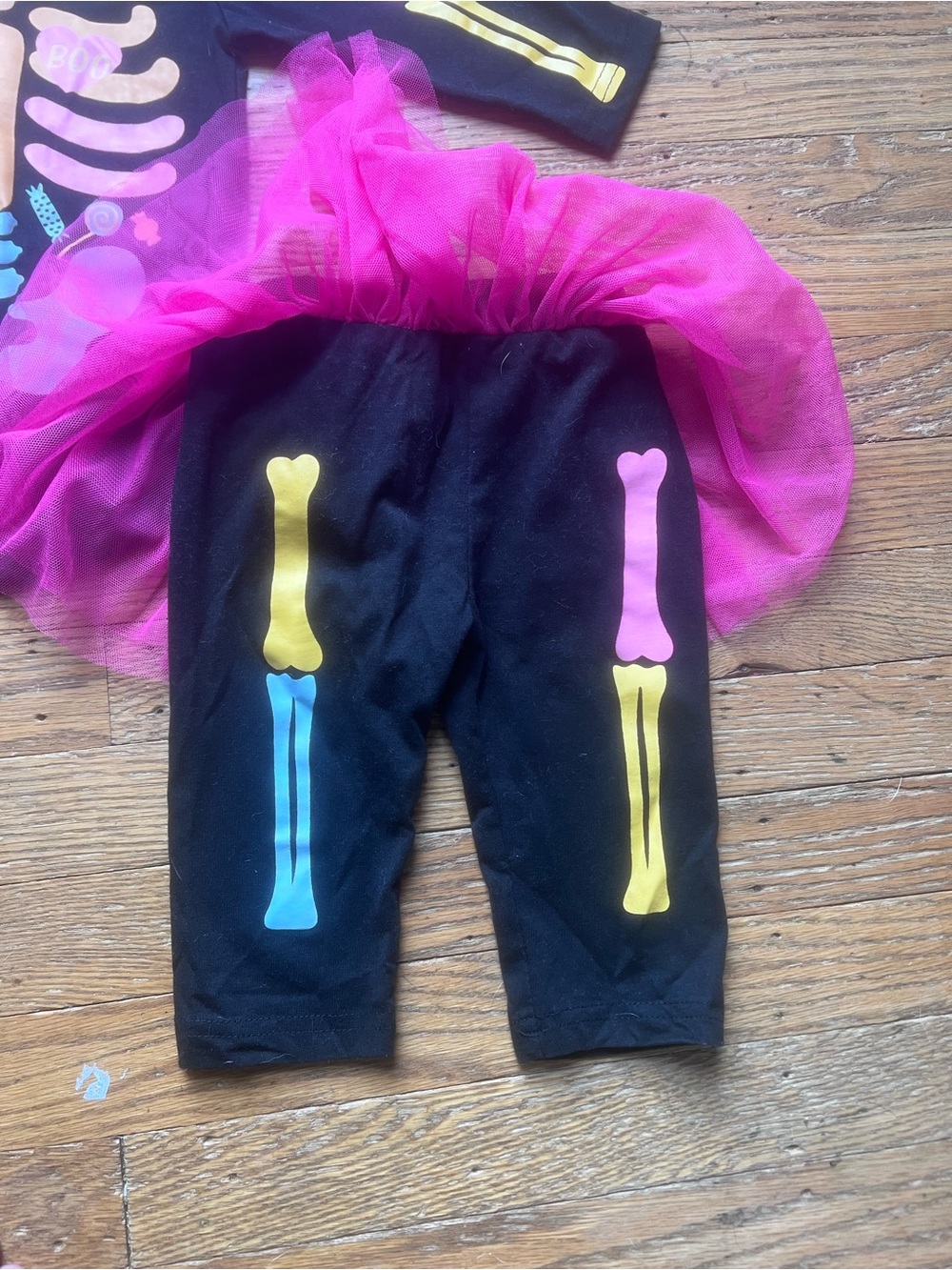 Fall Baby girl outfits and dresses bundle size 3-6 months with pumpkins and skel - Picture 14 of 14
